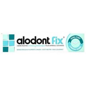 Alodont Fix Creme Fixative Hypoallergenique Pour Appareils Dentaires Tube 50 G 1
