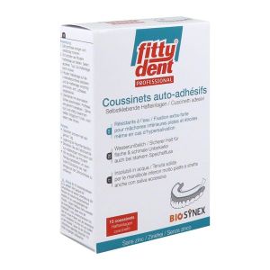 FITTYDENT COUSSINETS Coussinet adhésif de fixation pour appareils dentaires inférieurs, bt 15