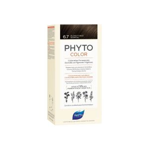 Phyto Phytocolor 1 Noir Kit Coloration : Cr Colorante50Ml+Revelateur 50Ml+Masque Phytocolor 12Ml Liquide Boite 1