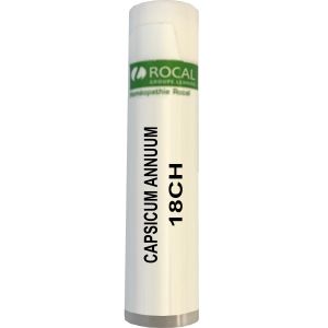 Capsicum annuum 18ch dose 1g rocal