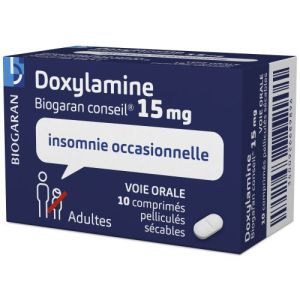 Doxylamine Biogaran Conseil 15 Mg Comprime Pellicule Secable B/10