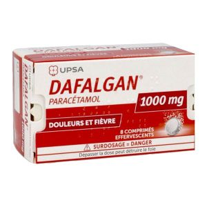 DAFALGAN Comprimé effervescent 1 g, boîte 8