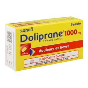 DOLIPRANE Gélule 1000 mg, boîte 8