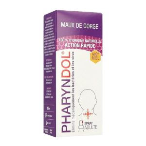 PHARYNDOL SPRAY ADULTE Spray buccal, dispositif médical pour le mal de gorge, spray 30 ml