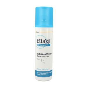 ETIAXIL PEAUX SENSIBLES DEODORANT 48 H PIEDS Vaporisateur podologique antitranspirant 48 H, vapo 100 ml