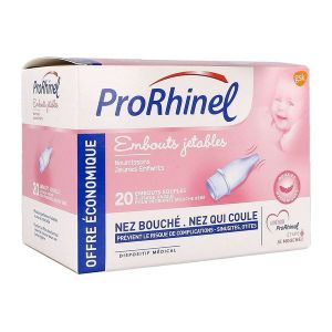 PRORHINEL EMBOUT Embout nasal de rechange, jetable, bt 20