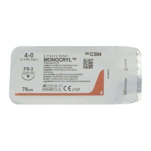 MONOCRYL 1,5 16MM 3/8 TRI C394