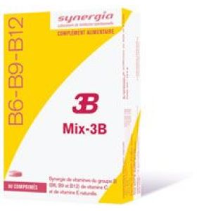 Mix 3B Complement Nutritionnel (Vitamine C E B6 B9 B12) Comprime 90