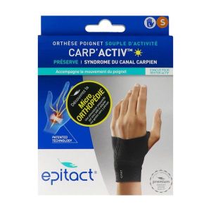 Epitact Carp'Activ Orthese Noir S Gauche 1