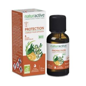 NATURACTIVE BIO PROTECTION COMPLEX' POUR DIFFUSION Parfum d'ambiance bio aux 6 huiles essentielles, fl 30 ml