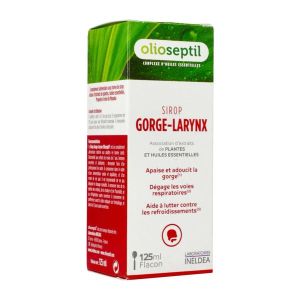 OLIOSEPTIL SIROP GORGE LARYNX Sirop, complément alimentaire à base de plantes et d'huiles essentielles, fl 125 ml
