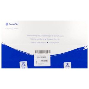 ESTEEM PLUS INVISICLOSE STANDARD CONVEXE POCHE OUVERTE Poche vidable, système 1 pièce, prédécoupée, transparente, diamètre 25 mm (ref. 416742), bt 10