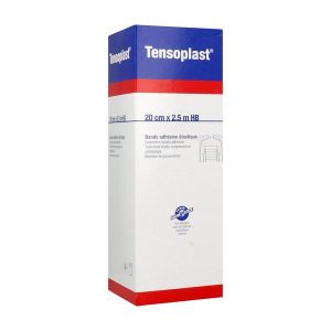 TENSOPLAST HB Bande de contention adhésive, élastique en longueur, 2,5 m x 20 cm (ref. 4002725), unité