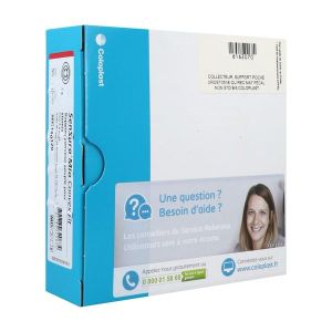 SENSURA MIO FLEX SUPPORT CONVEXE Support porte-poche convexe, souple, système 2 pièces, à couplage adhésif, 50 mm, découp de 15 mm à 30 mm (ref. 180120), bt 5