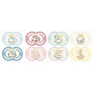 MAM SUPREME SUCETTE + 6 MOIS Sucette anatomique, téterelle silicone, 2ème âge, N° 28, bt 2