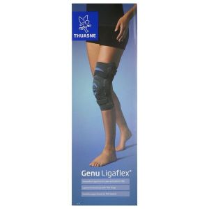 GENU LIGAFLEX FERMEE NOUVELLE VERSION Genouillère ligamentaire articulée, courte, bilatérale, taille 4, unité