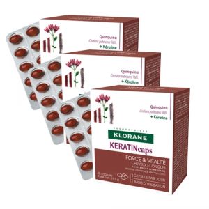 Klorane Keratincaps 3X30 Capsules