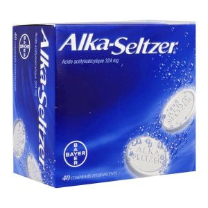 ALKA SELTZER 324 MG COMPRIME EFFERVESCENT B/40
