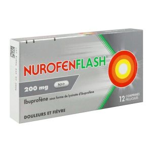 NUROFENFLASH 200 mg comprimé pelliculé B/12