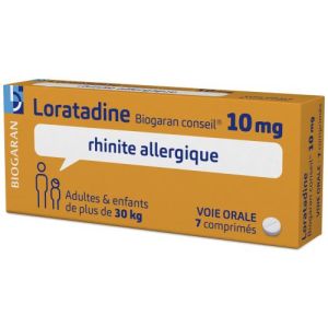 LORATADINE BIOGARAN CONSEIL 10 mg comprimé B/7
