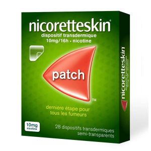 Nicoretteskin 10 Mg/16 Heures (Nicotine) Dispositif Transdermique En Sachet B/28
