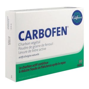 CARBOFEN BOITE DE 30 GELULES