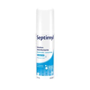 Septimyl Spray Desinfectant - Chlorhexidine 0,5% (Solution Coloree) 100 Ml 1
