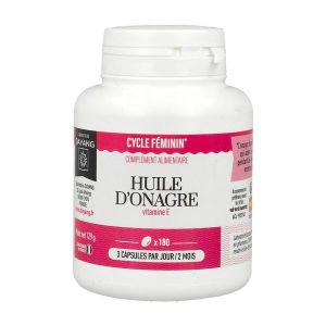 DAYANG CAPSULE ONAGRE DUO AU FEMININ Capsule, complément alimentaire à l'huile d'onagre, pilulier 180