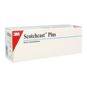 SCOTCHCAST PLUS Bande de synthèse pour immobilisation, blanc, 3,6 m x 10 cm (ref. MM04B), unité