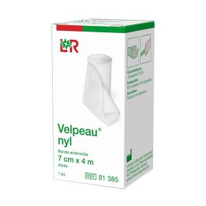 VELPEAUNYL Bande extensible pour pansement, 4 m x 7 cm (ref. V1457), unité