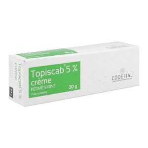 Topiscab 5% (Permethrine) Creme 30 Grammes En Tube