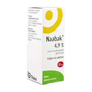 NAABAK Collyre en solution 4,9 %, flacon 10 ml