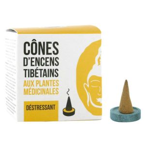 Aromandise Encens Tibétains, Déstressant - boîte de 15 cônes