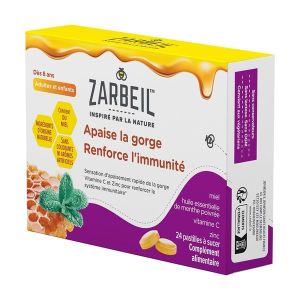 ZARBEIL GORGE&IMMUNITE BT 24 PASTILLES