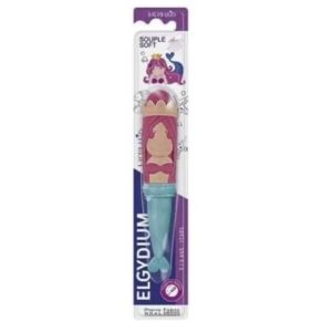 ELGYDIUM KIDS MERMAID Brosse à dents pour enfant, unité