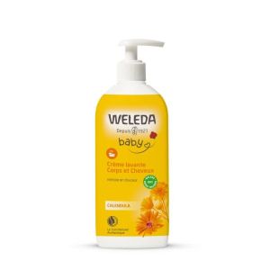 Weleda Crème lavante corps et cheveux Calendula - 400 ml