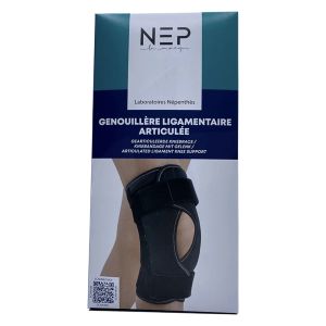 Genouillere Ligamentaire Articulee Noir Nep T1 1
