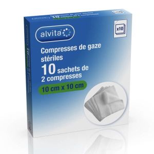 ALVIT COMPRES NN STER 10X10CM