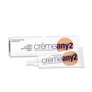 Crème ANY 2® - Crème anti-tache avec protection solaire - Tube de 25 gr.