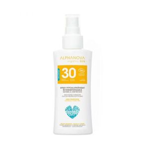 Alphanova Spray voyage SPF 30 hypoallergénique sans parfum BIO - tube 90 g