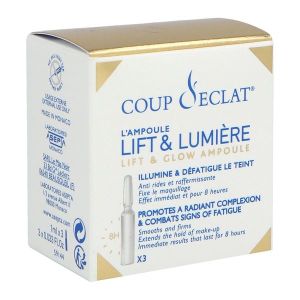 COUP D'ECLAT L'AMPOULE LIFT & LUMIERE Ampoule lift et lumière, bt 3