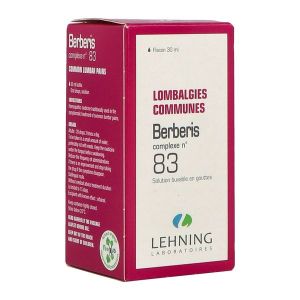 Berberis Complexe N 83 Solution Buvable En Gouttes 1 Flacon(S) Compte-Gouttes En Verre Jaune(Brun) De 30 Ml