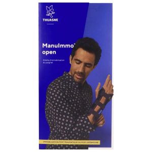 MANUIMMO OPEN Attelle de poignet d'immobilisation, rigide, ambidextre, taille 1, unité