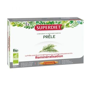 Superdiet Prêle Bio - coffret 20 ampoules de 15 ml