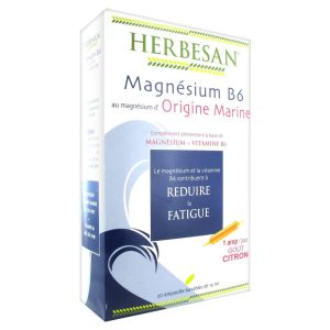 Herbesan Magnésium Marin B6 20 Ampoules