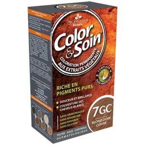 3 Chenes Color & Soin 7 GC - Blond doré cuivré - 135 ml
