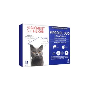 Fiprokil Duo 50Mg/60Mg Solution Pour Spot-On Pour Chats Pipette 0,5 Ml 4