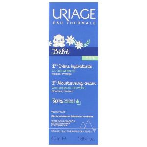 Uriage 1Er Creme Hydratante - Nouvelle Formule Sans Silicone Nouveaux Ingredients Tube 40 Ml 1