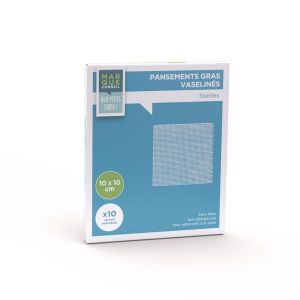 M CONSEIL PAN TUL VASEL STER 10X10CM