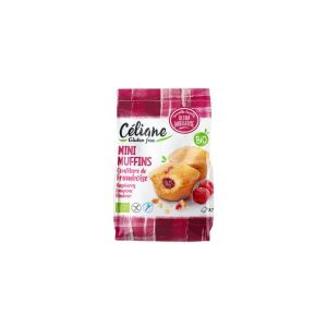 Celiane Mini muffin confiture extra de framboise (x 7) BIO - 200 g